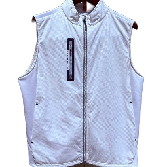 Peter Millar Crown Sport Hyperlight Fuse Hybrid Vest white Large - Picture 1 of 16